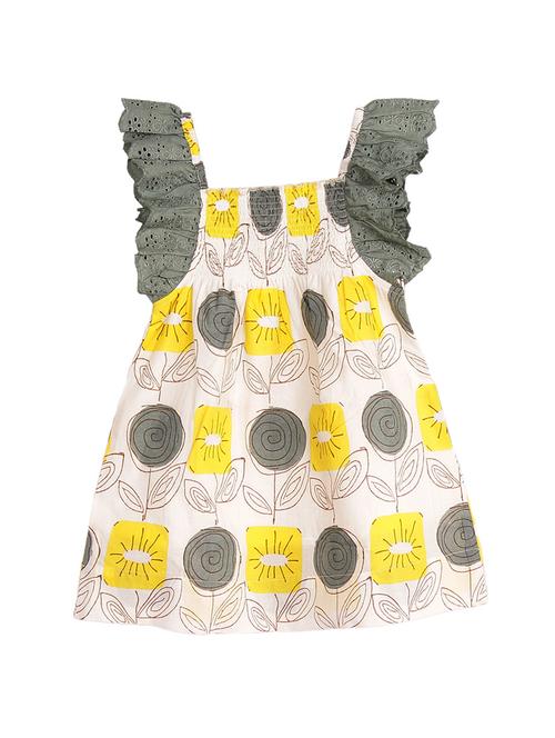 grey cotton frock - 14910736 - Standard Image - 1