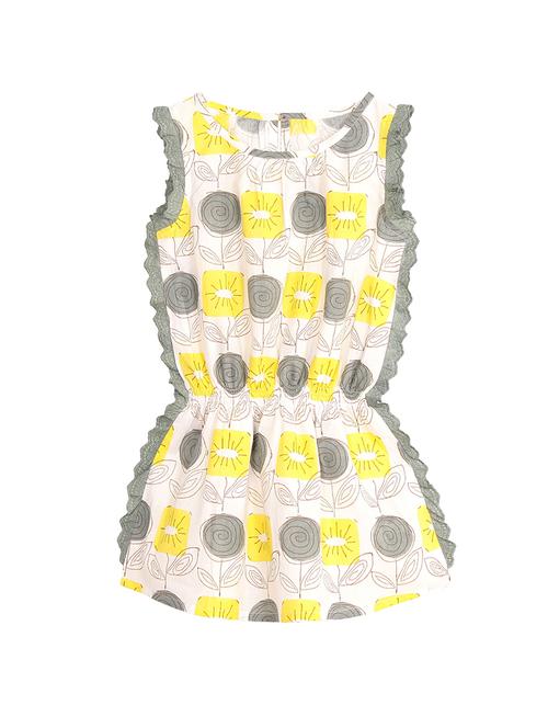 grey cotton frock - 14910737 - Standard Image - 1