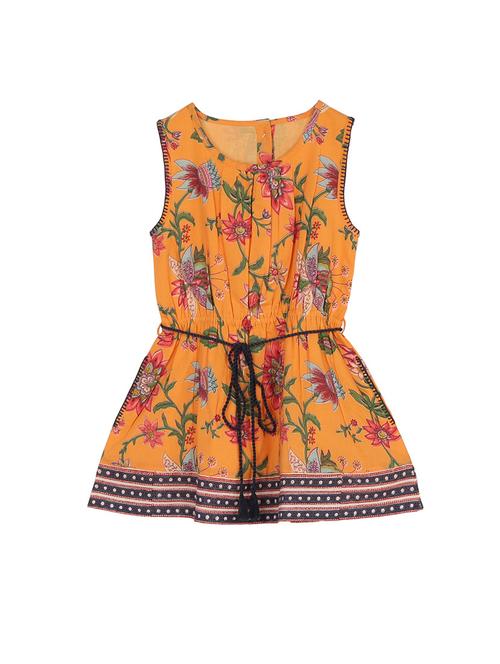 orange cotton frock - 14910756 - Standard Image - 1