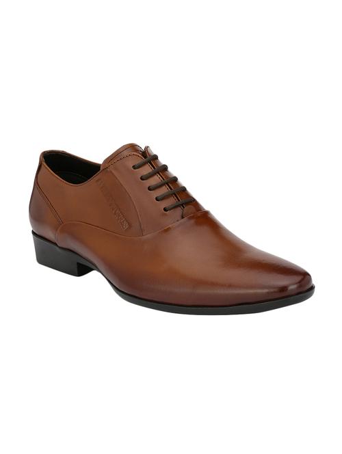 tan Leather formal oxford - 14910839 - Standard Image - 1