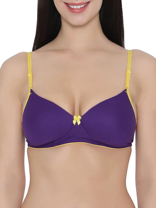 purple solid t-shirt bra - 14911274 - Very Small Image - 1