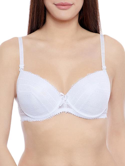 solid white lace bra - 14911284 - Very Small Image - 1