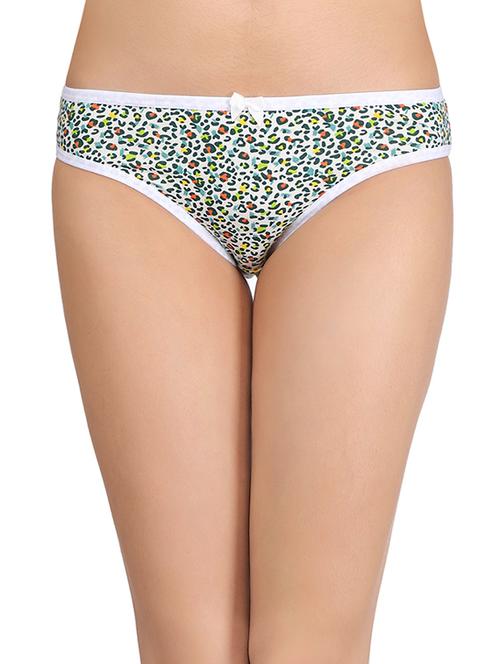 multi colored cotton bikini panty - 14911309 - Standard Image - 1