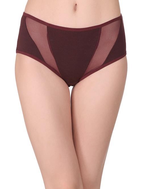 purple cotton blend hipster panty - 14911312 - Standard Image - 1