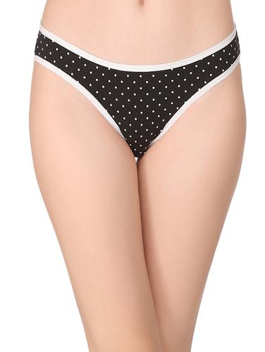 black cotton bikini panty - 14911341 - Very Small Image - 1