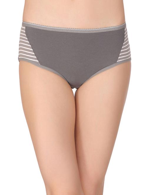 grey cotton hipster panty - 14911346 - Very Small Image - 1