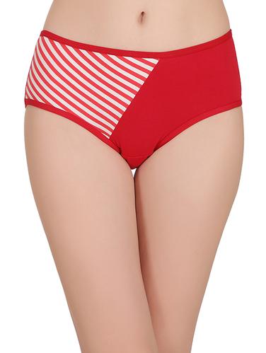 red cotton hipster panty - 14911358 - Very Small Image - 1