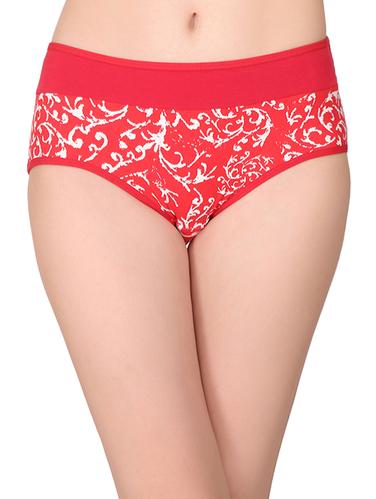 red cotton hipster panty - 14911370 - Very Small Image - 1