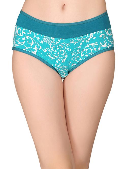 green cotton hipster panty - 14911371 - Standard Image - 1