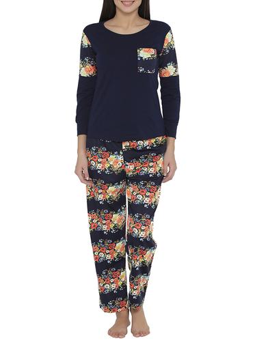 blue nightwear pajama set - 14911418 - Very Small Image - 1