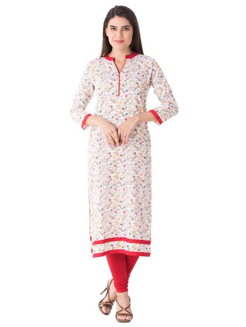 straight printed kurta - 14911836 - Very Small Image - 1