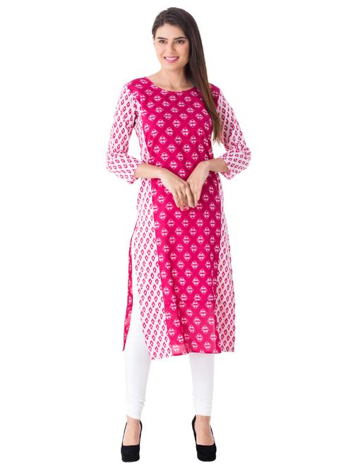 straight printed kurta - 14911840 - Standard Image - 1