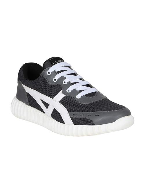 grey Mesh lace up sport shoe - 14911923 - Standard Image - 1