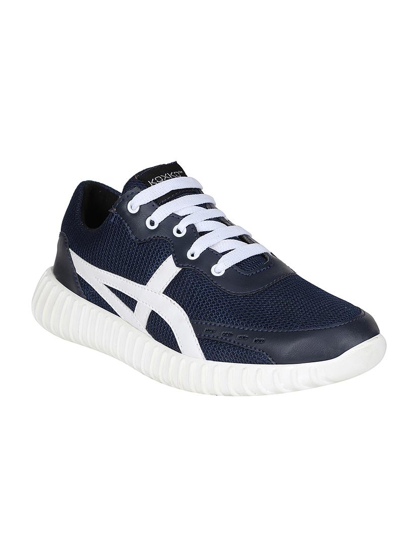 navy Mesh lace up sport shoe - 14911926 - Zoom Image - 1