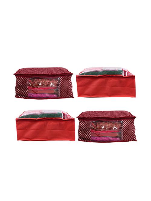 red cotton utility bags - 14912322 - Very Small Image - 1