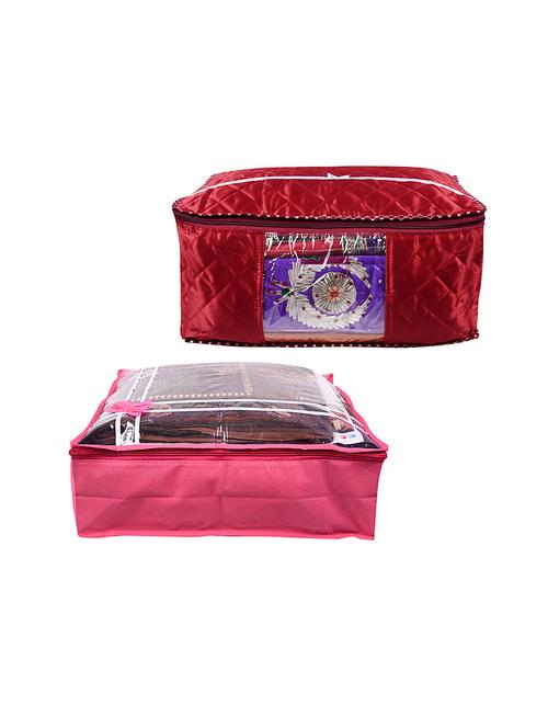 red satin utility bag - 14912452 - Very Small Image - 1