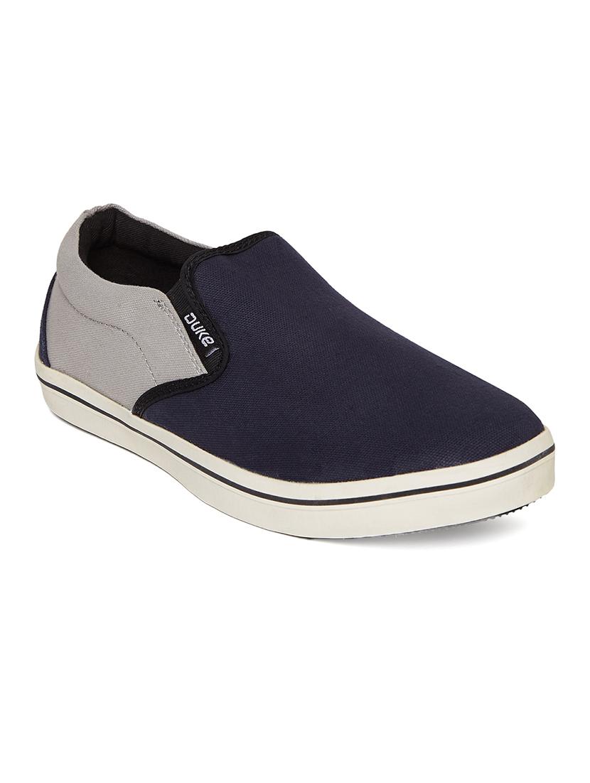 navy Canvas casual slipon - 14912587 - Zoom Image - 1