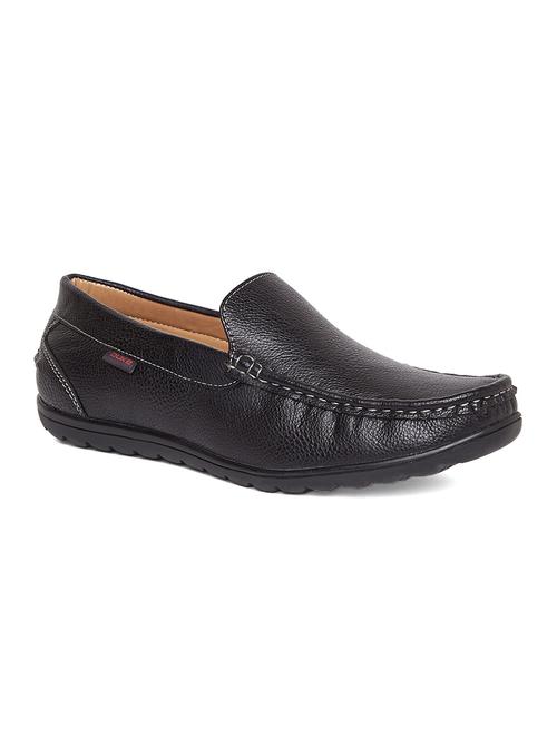 black leatherette slip on loafer - 14912595 - Very Small Image - 1