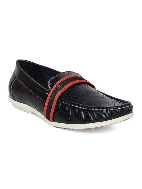 blue leatherette slip on loafer - 14912599 - Very Small Image - 1
