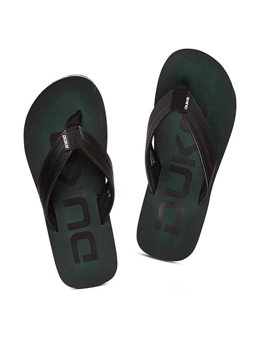 green pu toe separator flip flops - 14912617 - Standard Image - 1