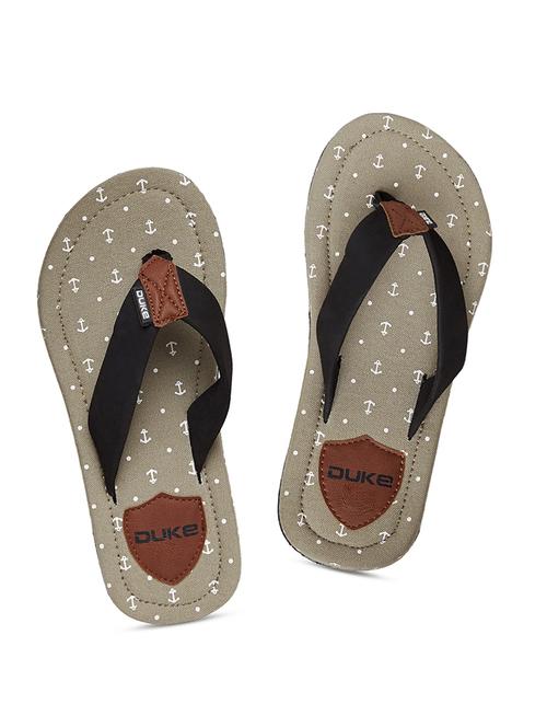 grey pu toe separator flip flops - 14912621 - Very Small Image - 1
