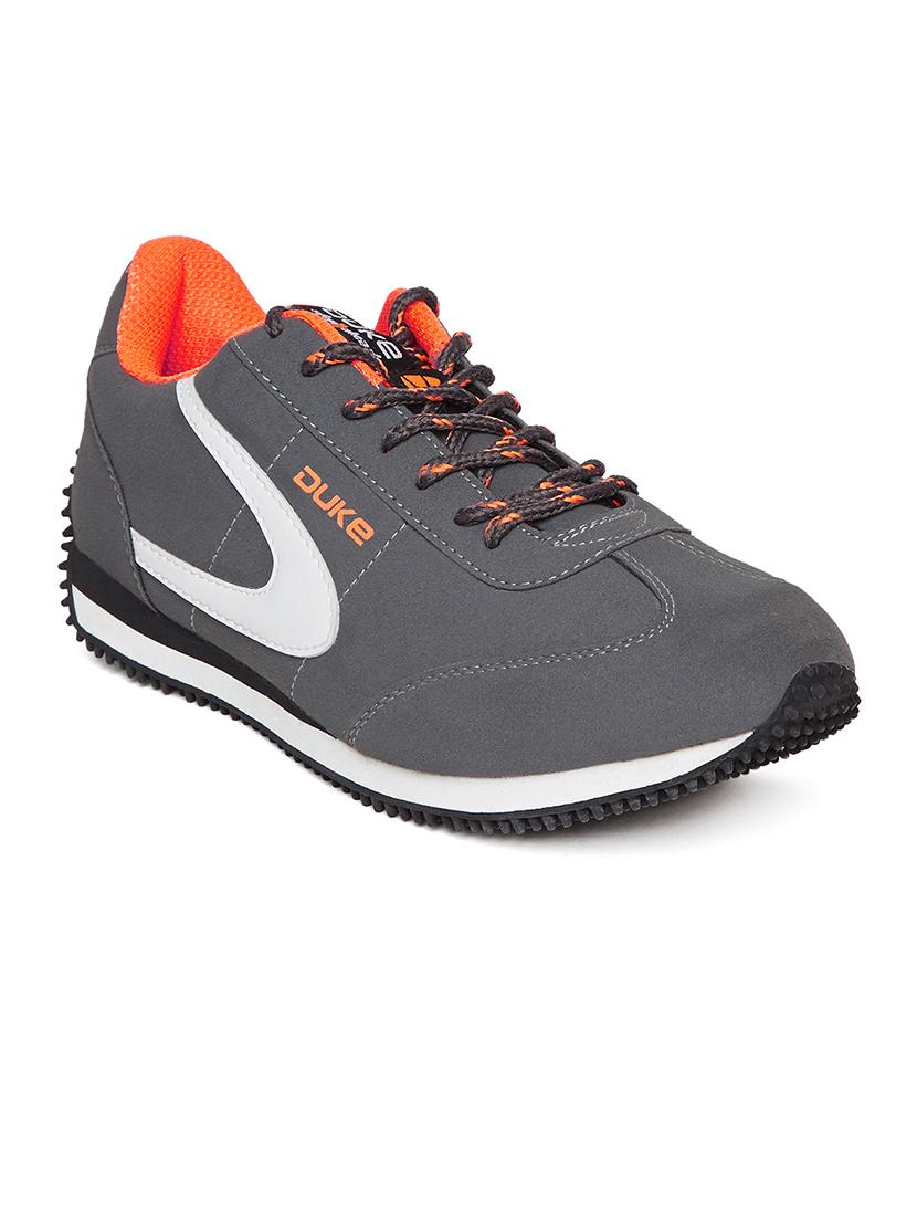 grey leatherette sport shoe - 14912636 - Zoom Image - 1