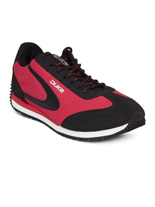 red leatherette sport shoe - 14912637 - Standard Image - 1