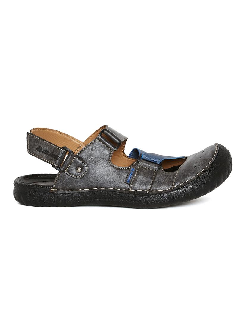 black leatherette back strap sandal - 14912661 - Zoom Image - 1