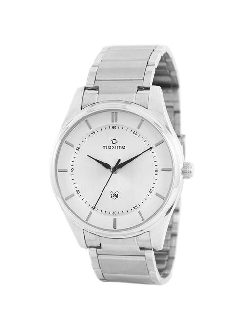 Maxima White Dial Analog Watch For Men - 35324CAGI - 14913053 - Very Small Image - 1