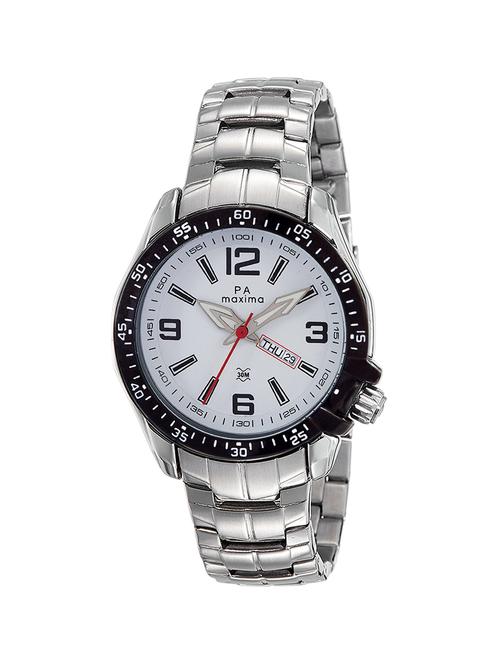 Maxima White Dial Analog Watch For Men - 48442CAGI - 14913063 - Very Small Image - 1