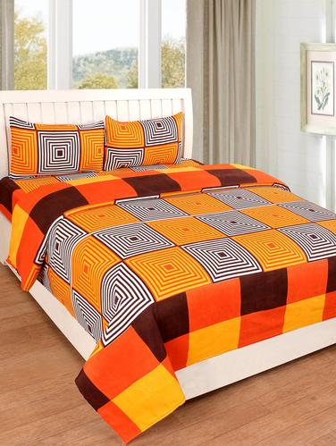 3D 140 TC DOUBLE BEDSHEET WITH 2 PILLOW COVERS - 14913437 - Very Small Image - 1