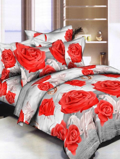 140 TC Double Bedsheet with 2 Pillow Covers - 14913598 - Very Small Image - 1
