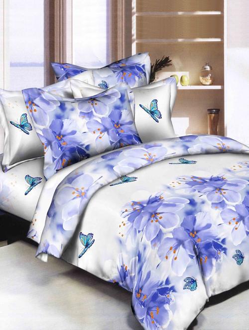 140 TC Double Bedsheet with 2 Pillow Covers - 14913600 - Very Small Image - 1