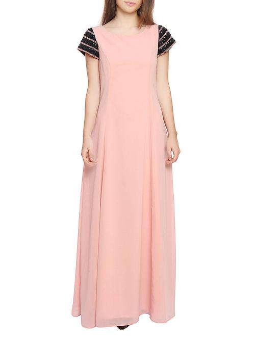 Red couture pink maxi dress - 14913737 - Very Small Image - 1