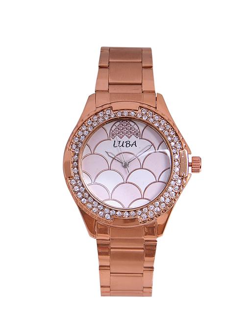 LUBA Stylish Analogue Stone Studded Watch For Women - 14913795 - Standard Image - 1