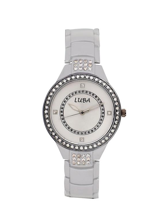 lubastudded daimond analog watch for women - 14913800 - Zoom Image - 1
