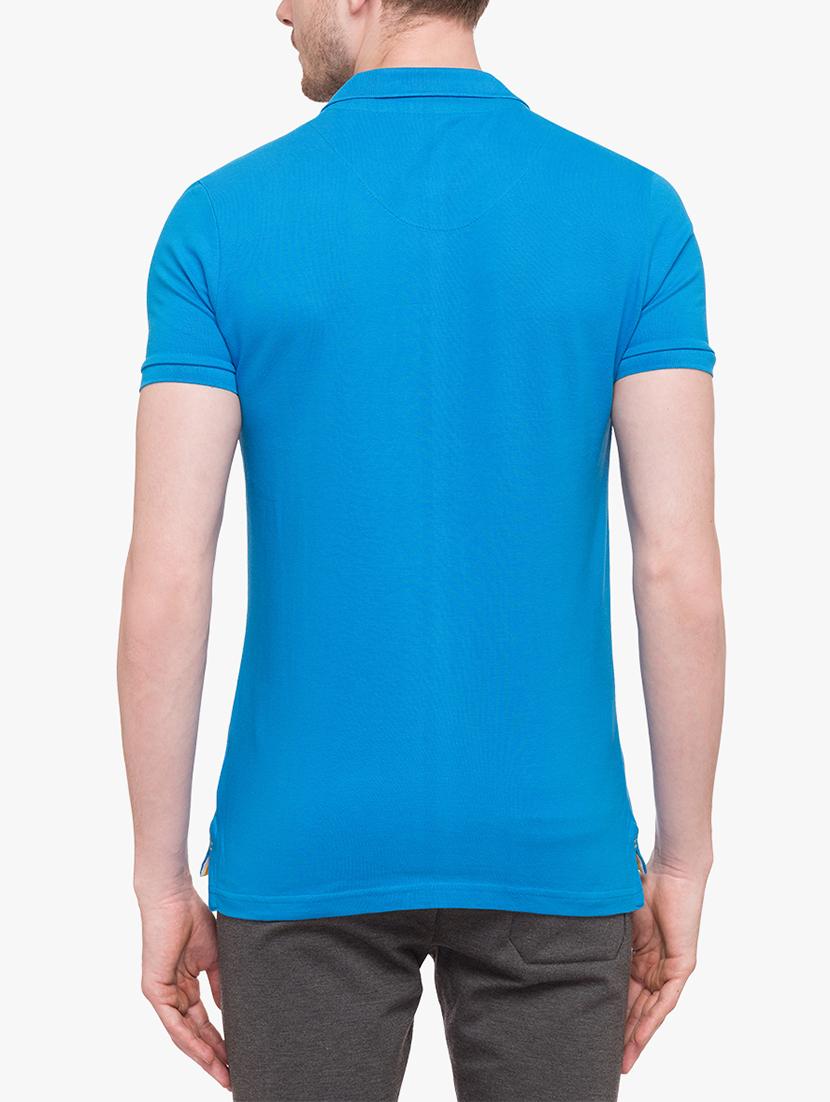 blue cotton t-shirt - 14913861 - Zoom Image - 3
