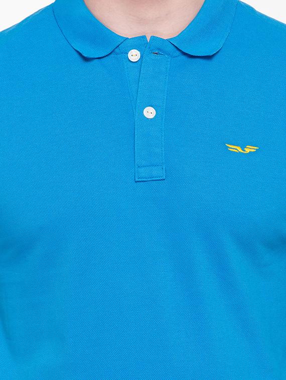 blue cotton t-shirt - 14913861 - Zoom Image - 4