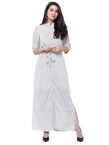 white striped shirt dress - 14913953 - Very Small Image - 1