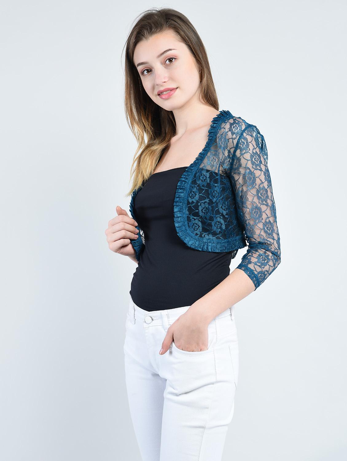 blue net short shrug - 14914181 - Zoom Image - 2