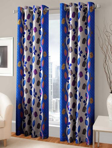 100 % Polyester Eyelet 150 TC Set of 3 Door Curtains - 14914913 - Very Small Image - 1