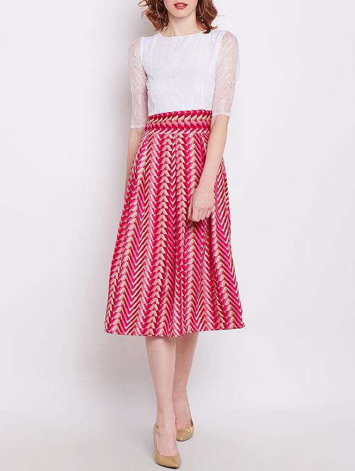 pink a-line dress - 14914949 - Standard Image - 1