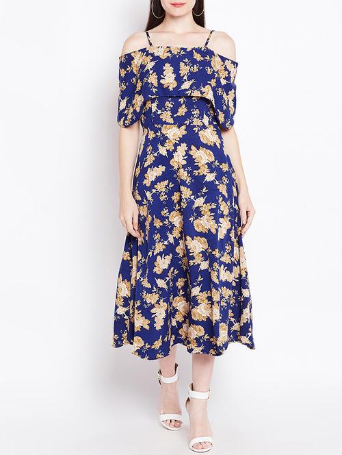 navy blue a-line dress - 14914976 - Very Small Image - 1
