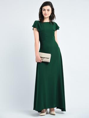 boat neck maxi dress - 14915212 - Standard Image - 5
