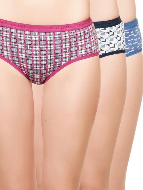 set of 3 multi colored hipster panty - 14915505 - Standard Image - 1