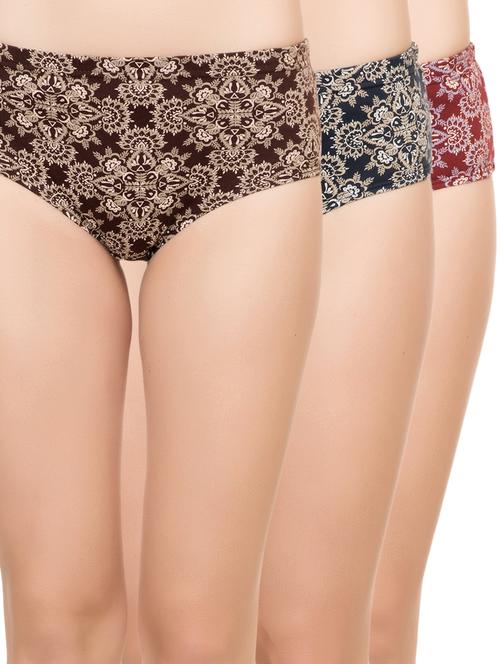 set of 3 multi colored hipster panty - 14915513 - Very Small Image - 1