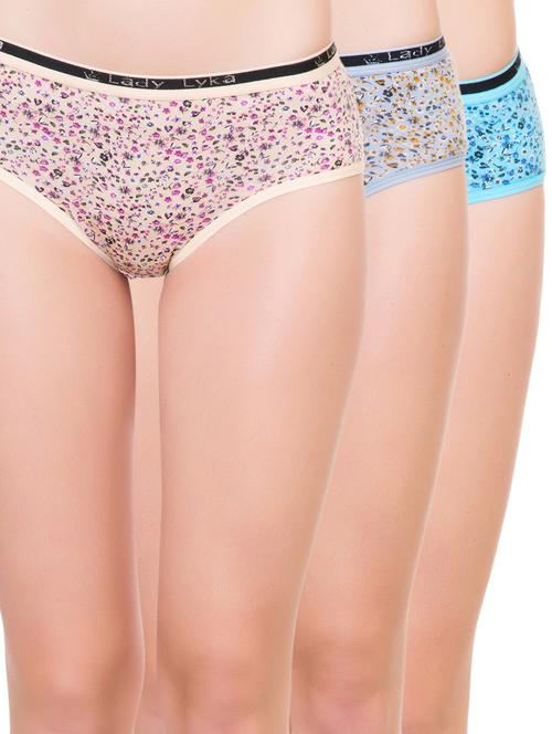set of 3 multi colored hipster panty - 14915525 - Very Small Image - 1