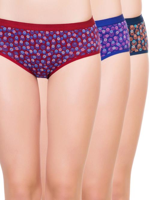 set of 3 multi colored hipster panty - 14915527 - Standard Image - 1