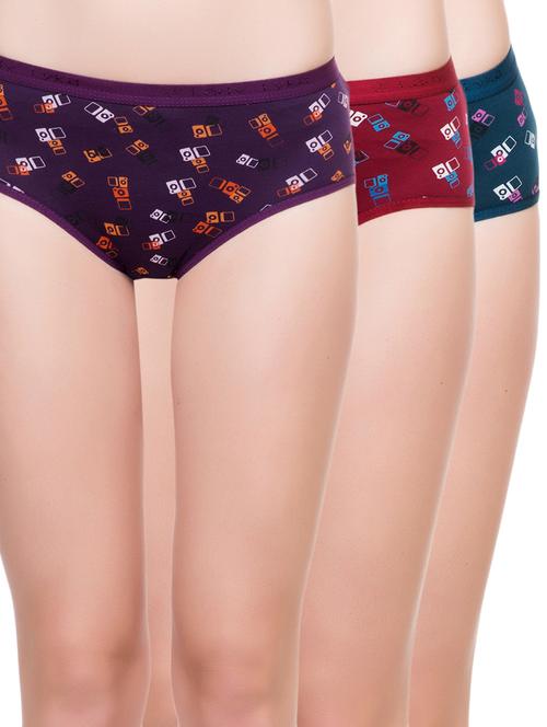 set of 3 multi colored hipster panty - 14915528 - Standard Image - 1