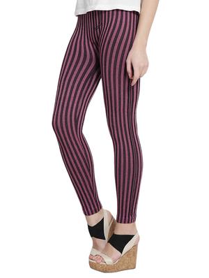 purple cotton jegging - 14915599 - Standard Image - 2